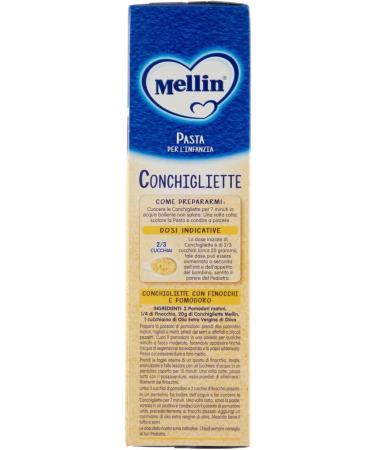  Italian Gourmet E.R. Mellin Conchigliette Pack of 3 conchigliette pasta 280g + Italian Gourmet Polpa 400g - Buy Online on GoSupps.com