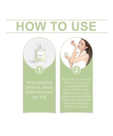 Woman Perfume White Tea Perfume Subtle Hypoallergenic Eau De Parfum Sweet Spray Deodorant Suitable for Special Occasions Presents for Women 30ml 4.6x2.2x8.2cm Mint Green - Buy Online on GoSupps.com