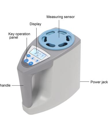 Grain Moisture Meter Smart Grain Moisture Tester for 20 Grains Moisture Testing Coffee Beans Rice Wheat Millet Soybean Maize Corn Sorghum Rapeseed Sesame Japonica Rice Red Beans - Buy Online on GoSupps.com