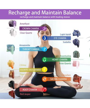 Buy Osdue 24-Piece Healing Crystal Set | Hexagonal Medicinal Stones | Reiki Meditation & Chakra Gemstones - Amethyst Tiger Eye Obsidian Rose Quartz | Natural & Colorful Double-Pointed Shapes for International Shipping - Buy Online on GoSupps.com