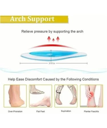 Silicone Feet Corrective Pads | Orthotic Arch Support for Flat Foot & High Heels | Comfortable Cushion Size L - Shop Now - Buy Online on GoSupps.com