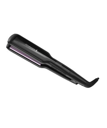 Remington S5520 " AntiStatic Flat Iron with Floating Ceramic Plates and Digital Controls Hair Straightener, Purple, 1 Count