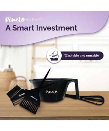 17-in-1 Hair Dye Kit - Complete DIY Hair Coloring Set with Mixing Bowl Brushes & Accessories | Perfect for Highlights & Professional Hairdressing - Buy Online on GoSupps.com
