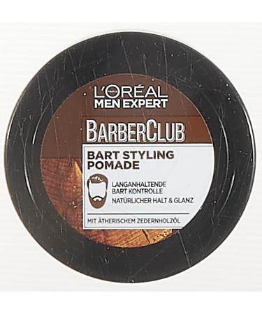L'Oréal Paris Men Expert Beard Pomade and Hair Wax Natural Finish arber Club Beard & Hair Styling Pomade - 2.53 Oz - Buy Online on GoSupps.com