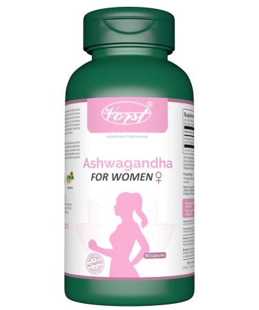 VORST Ashwagandha Supplement for Women 90 Capsules | Powder Pills | 1 Bottle 90 count (Pack of 1)