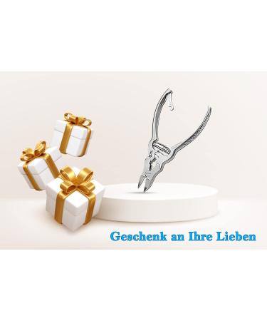SMI Nail Tongs & Footnail Pliers - Stainless Steel Toenail Scissors & Clippers for Ingrown & Thick Nails - Includes Case - Buy Online on GoSupps.com