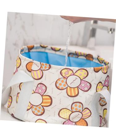 FRCOLOR 1pc Folding Water Basin Foldable Foot Basin Gallon Bucket Foldable Water Bucket Folding Foot Soak Basin Foot tub Collapsible wash Basin Foot Soaker Fishing Nylon Cloth Spa Travel - Buy Online on GoSupps.com