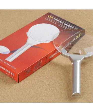 ES for Hobbies Reading Magnifier LED Hand-held with Light LED with Light Free with Light Stand for The Elderly Low Vision Books Pages Magazines Better Life - Buy Online on GoSupps.com