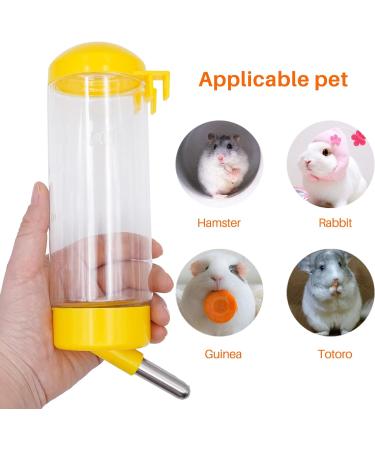 BREUAILY 3Pcs Animal Drinking Bottle 500ml Plastic Guinea Pig Water Bottle Non Drip Hanging Hamster Automatic Water Feeder for Rabbit Guinea Pig Gerbil Chinchillas (Random Color) - Buy Online on GoSupps.com