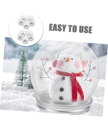 Alipis 10pcs Candy Bottle Snowglobe Diy Snow Globe Wedding Favor Dome Diy Supplies Christmas Box - Buy Online on GoSupps.com