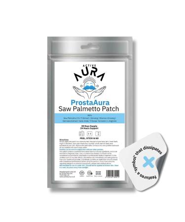 ProstaAura Saw Palmetto Patches x30 - Prostate Health Urinary Tract Hair Loss - Buy Online on GoSupps.com