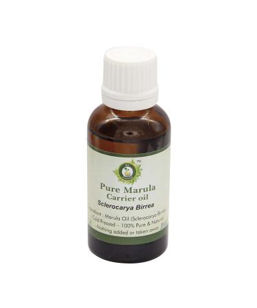 R V Essential Marula Oil | Sclerocarya Birrea | for Face, Skin Care, Hair Care, Scalp Massage, Nails, Body Massage, Nourishing Hair Oil | 100% Pure Natural | Cold Pressed | 100ml | 3.38oz