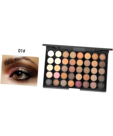 Angoily 2pcs 40 Eye Shadow Eyeshadow Powder Eyeshadow Pallet Eyeshadow Matt Palette Smoky Makeup 1 count (Pack of 1) As Shownx2pcs - Buy Online on GoSupps.com