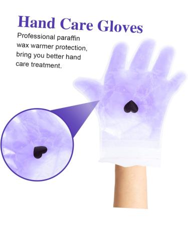 Healeved 3 Pairs Lavender Hand Wax Set Spa Paraffin Wax Cover Spa Moisturizer Spa Gloves Dry Spa Paraffin Wax Glove Wax Hand Cover Paraffin Wax Gloves Suite Frosted Purple Pe Bag - Buy Online on GoSupps.com