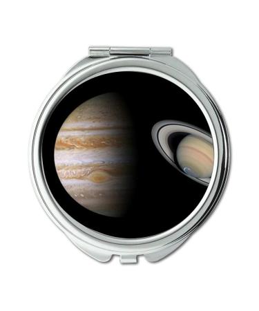 YENDOSTEEN Mirror earth theme Mirror Solar System Sun Mercury Venus Earth Mars Jupiter makeup mirrors pocket mirror portable mirror