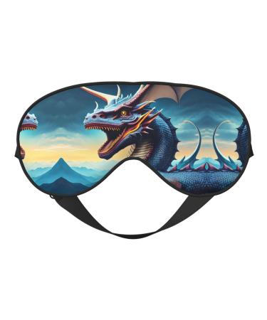 Roaring Dragon Eye mask Soft Elastic and Adjustable Nighttime Comfort Sleeping mask Suitable for Both Men and Women