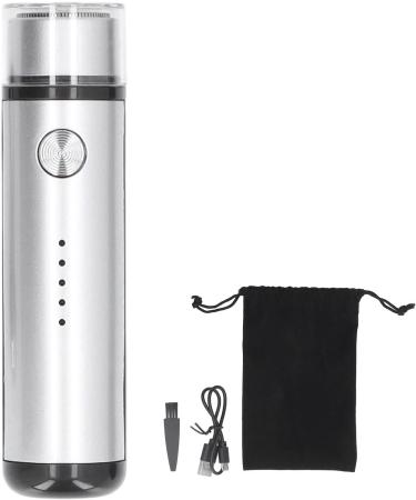 Low Noise Mini Electric Shaver for Men Painless Shaving Premium Compact Driving Shaver ABS and Stainless Steel Mini Electric Shaver (Silver) - Buy Online on GoSupps.com