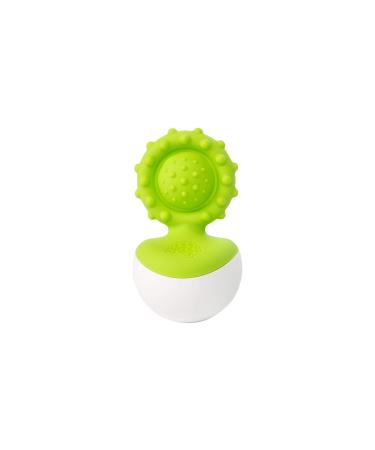 Fat Brain Toys Dimpl Wobbl Green Teether (1)