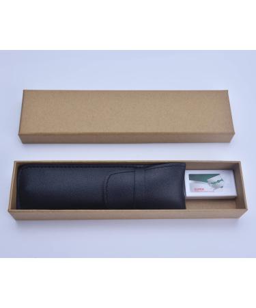 Pocrrop Straight Razor Set for Men - Wooden Handle Shaving Razor with 10 Sharp Blades & Leather Case | Premium Barber Razor for Smooth Shaves - Buy Online on GoSupps.com