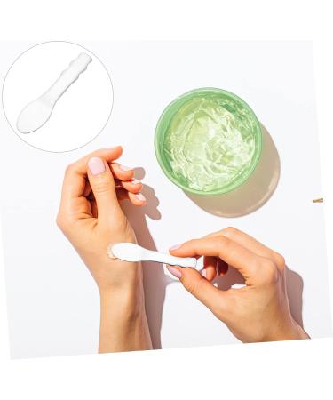 Gogogmee Stainless Steel Spoon Skin Caring Tool Facial Scoop Makeup Pick Spoons Cream Scoops Beauty Spatulas Facial Spoon Facial Cream Spoons Makeup Supply 6.5x2x0.2cm Silver - Buy Online on GoSupps.com