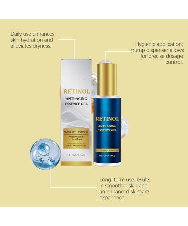  XINRAN Anti-aging retinol essences retinol moisturizing face and eye contour cream lightweight gel with anti-aging essences long-lasting moisturizing gel nourishing retinol day cream (5 pcs) - Buy Online on GoSupps.com