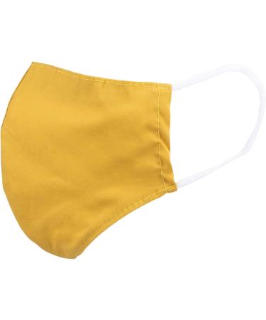 Buy styleBREAKER Unisex Cotton Fabric Mask - Plain Double Layer Reusable & Washable Community Mask 08040005 in Curry | International Shipping Available - Buy Online on GoSupps.com