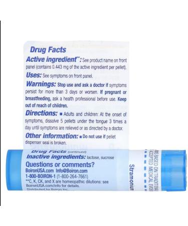 Buy BOIRON USA Stramonium 30c - Fast International Shipping | Homeopathic Remedy - Buy Online on GoSupps.com