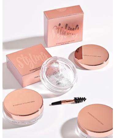 MEITREND Transparent eyebrow wax for styling quick drying waterproof instant eyebrow styling wax natural finish eyebrow gel brush included for all hair colors and skin tones 7 g - Buy Online on GoSupps.com