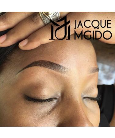 Jacque Mgido Cosmetics Eyebrow Color Tint & Definer - Long Lasting Waterproof Liquid Eyeliner & Brow Pen (Light Brown) - Shop Internationally - Buy Online on GoSupps.com