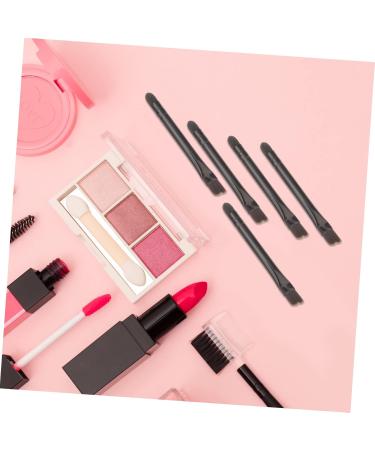 Mipcase 50 Pcs Eye Shadow Brush Black Eye Shadow Double Head Eyeshadow Double-ended Makeup 5.8X0.7X0.5CMx5pcs Blackx5pcs - Buy Online on GoSupps.com