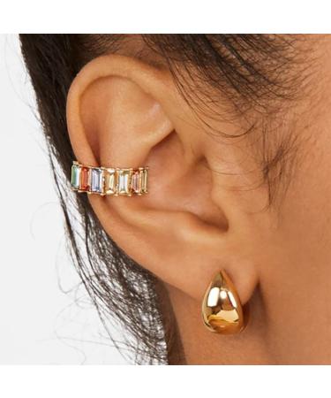 Tinnitus KyaniteION Women Ear Cuff Kyanite ION Women Ear Cuff Rhinestone Non Pierced Ear Clips Cuff earrings Jewelry Gifts for Women (2pc) - Buy Online on GoSupps.com