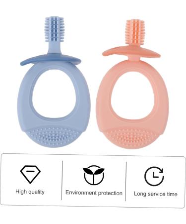 Minkissy 6-Pack Silicone Baby Toothbrush & Chew Toys for Newborns and Toddlers Safe Oral Care & Fun Biting Toys - Buy Online on GoSupps.com