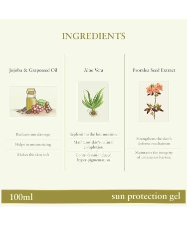 Sheltr Nosun Jojoba-Wheatgerm Moisturizing Sun Protection Gel SPF 35+ PA++++ | Paraben & SLS Free | Oily & Combination Skin | 100 ML - International Shipping Available - Buy Online on GoSupps.com