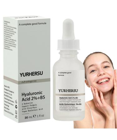 Hyaluronic Acid 2% + B5 Hyaluronic Acid Serum for Face Skincare Serum Face Serum for Women Hydrating Serum Hyaluronic Acid Moisturiser for Face Hydrated Brightening Serum to Plump and Smooth Skin