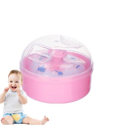 Houppette pour poudre corporelle applicateur de poudre corporelle | Bouff e de poudre pousseter pour tout-petits pour le corps Bouff e de poudre pour le corps apr s le bain pour tout-petits et tu Rose