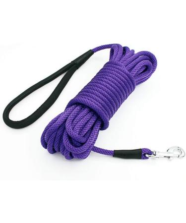Buy Lynxking Reflective Dog Leash 4.5m - Durable Nylon Training Line with Carabiner Hook for Small Medium & Large Dogs - Purple - Buy Online on GoSupps.com