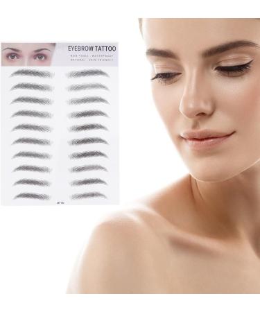 2pi ces Sourcils Artificiels Autocollants Transfert pour Sourcils Naturels Imitation Poils pour Hommes Femmes Type Noir - Buy Online on GoSupps.com