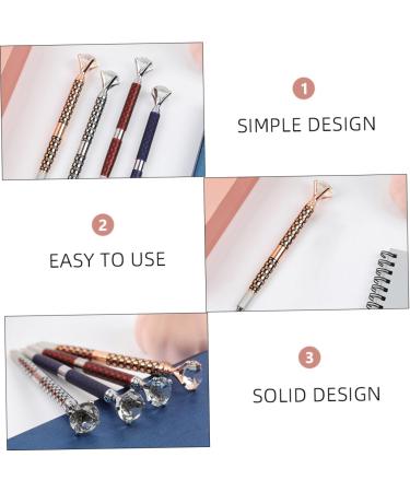 Baluue 3 Embroidery Pen Eyebrow Pen Brow Pencil Makeup Microblading Pen Crystal Golden - Buy Online on GoSupps.com