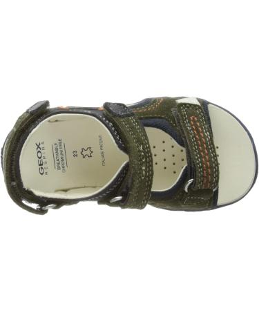 Geox Baby Boy's Sandal Delhi C 7.5 UK Child - Dark Green Navy - Buy Online on GoSupps.com