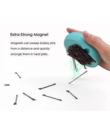 Magnetic Bobby Pin Holder Sewing Pin Cushion with 24 Bobby Pins - Blue - Buy Online on GoSupps.com