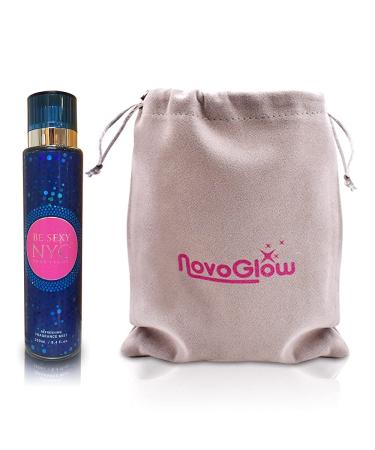 NovoGlow Be Sexy NYC Fragrance Mist For Women-Body Mist Set with Deluxe Suede Pouch 8.4 oz Ideal Beauty Gift for Birthday Anniversary