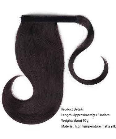 Ponytail Extension Bounce Wraparound Ponytail Hair Pieces Straight Hair Extensions with Combs Warp Ponytails for Women Synthetic Ponytail Hair Extension (Color : F27-613 Size : 18inches) 18inches F27-613 - Buy Online on GoSupps.com