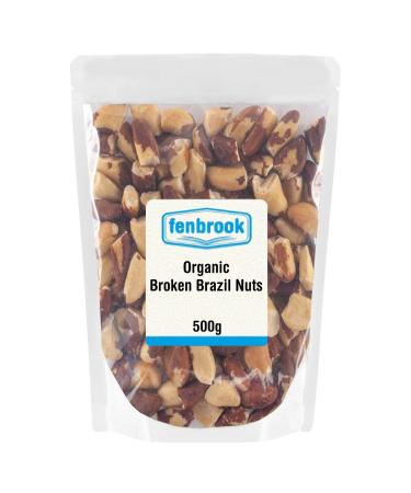 Organic Broken Brazil Nuts 500g Certified Organic by Fenbrook Organic