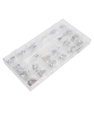 Nail Art Rhinestones Nail DIY Rhinestones Nail Decoration Bright and Shiny Glass Rhinestones Nail Rhinestones for Beginners in Nail Art for Nail Salon