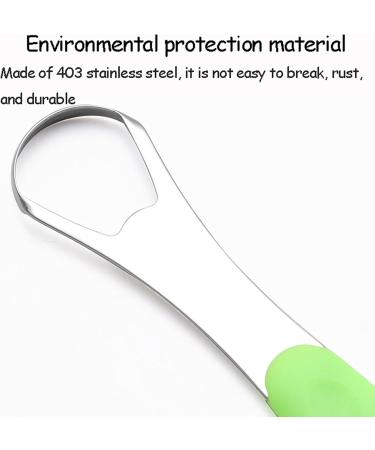 Premium Tongue Cleaner with Scraper & Silicone Grip Dental Care for Adults & Kids | Fresh Breath Solution - Buy Online on GoSupps.com