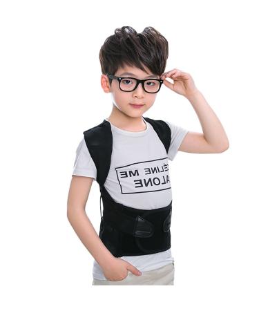 Kids Orthopedic Corset for Kids Spine Back Lumbar Shoulder Braces Health Adjustable Children Posture Corrector Back Support Belt (Size : X-Small) Large