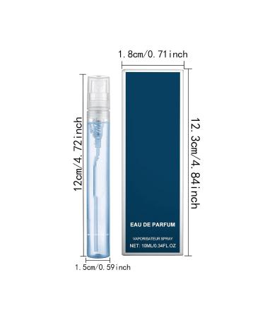 Perfume Energetic Hydrating Eau De Parfum Fruity Beauty Products Suitable for Special Occasions Perfume Gift for Men 1.5x1.5x12cm Light blue - Buy Online on GoSupps.com