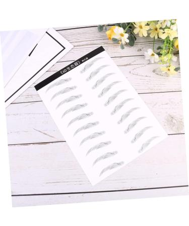 Beavorty 6 Sheets Pairs Beauty Eyebrow Stickers Eyebrow Transfer Simulation Eyebrow Hair 6d Makeup Tools - Buy Online on GoSupps.com