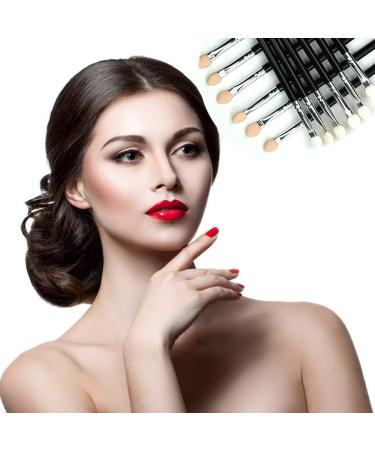 10x Reusable Long Handle Eyeshadow Sponge Applicators - Eco-Friendly Makeup Tools for Flawless Application - Buy Online on GoSupps.com