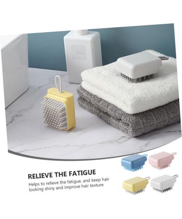 Buy TOVINANNA 12 STK Massage Shampoo Brush - Silicone Scalp Scrubber & Bathing Device for Thick Hair - Best Hair Care Tool Online - Buy Online on GoSupps.com